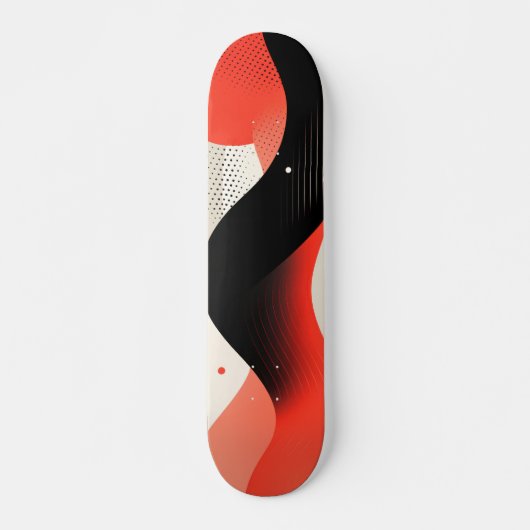 Skateboard Formes de flux avec cercles (Devant)