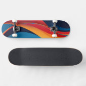 Skateboard Formes et points (Horz)