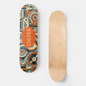 Skateboard Formes géométriques modernes et cool Art psychédél (Recto)