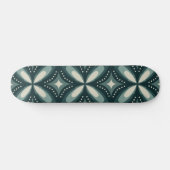 Skateboard formes vertes rétro (Horz)
