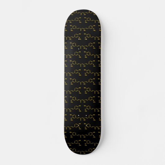Skateboard Formule chimique moléculaire de curcumin curcumin  (Recto)