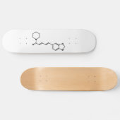 Skateboard Formule chimique moléculaire de poivre noir Piperi (Horz)