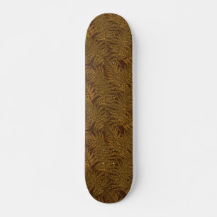 Skateboard Foule automnale sur brun