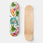 Skateboard Fourgonnette de surf vintage (Recto)