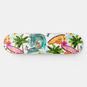 Skateboard Fourgonnette de surf vintage (Horz)
