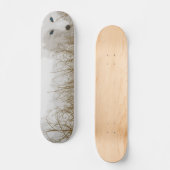 Skateboard Fox blanc (Recto)