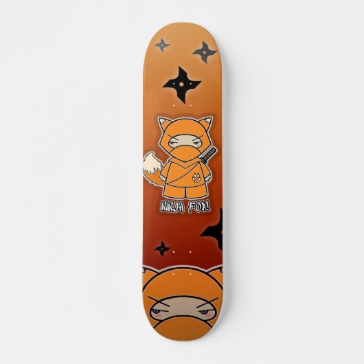 Skateboard Fox de Ninja ! Planche à roulettes (Devant)