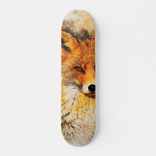 Skateboard #fox de renard de planche à roulettes (Devant)