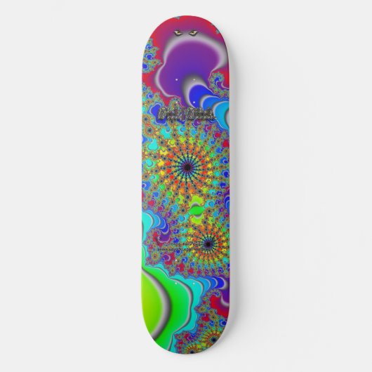 Skateboard Fractal R~14 Triptyque #1 Sick Stick Pro Skateboar (Recto)