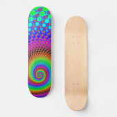 Skateboard Fractale Abstraite (Recto)