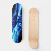 Skateboard Fractale abstraite de Digitals d'éclaboussure (Recto)