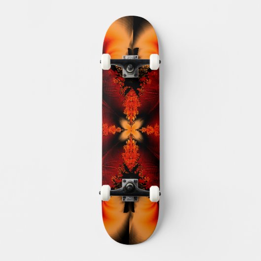 Skateboard Fractale Bronze (Recto)