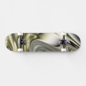 Skateboard Fractale d'or de fleur (Horz)