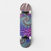 Skateboard Fractale en spirale funky (Recto)