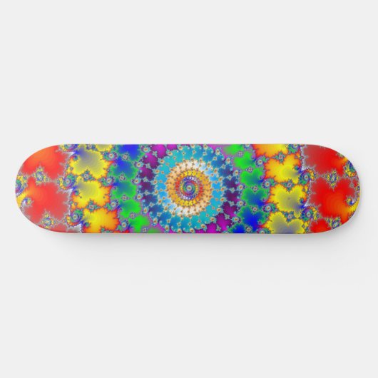 Skateboard Fractale psychédélique (Horz)