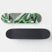 Skateboard Fractale verte en fleurs (Horz)