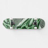 Skateboard Fractale verte en fleurs (Horz)