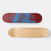 Skateboard Fragments bleus flottants (Horz)