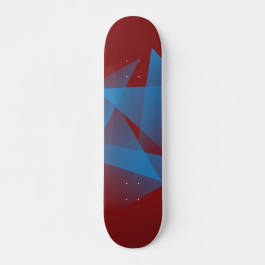 Skateboard Fragments bleus flottants (Devant)