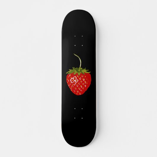 Skateboard fraise est le fruit de l'amour (Devant)