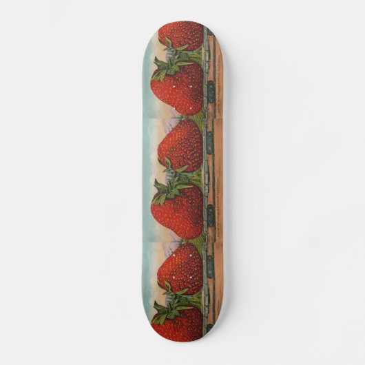 Skateboard Fraises Giant Fruit Antique Fruit Amusant (Recto)