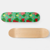 Skateboard Fraises roses vertes rouges (Horz)