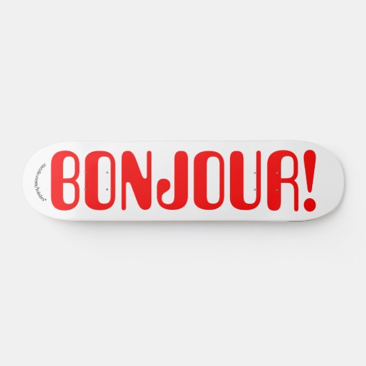 Skateboard Français (Horz)