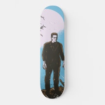 Frankenstein sous la lune - bleu