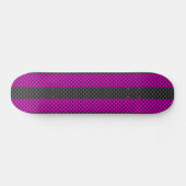 Skateboard Frappes de course Fuchsia en fibre de carbone (Horz)