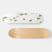 Skateboard Freeride Snowboarder Illustration de snowboard (Horz)