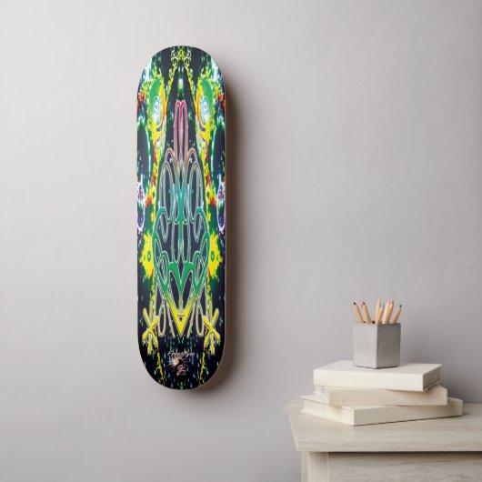 Skateboard Freestyle g-cat Pro (Art mural)