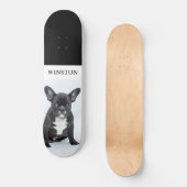 Skateboard French Bulldog Pet Photo (Recto)