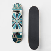 Skateboard Frise Indigo II non embellie (Recto)