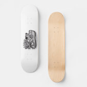 Skateboard Froggy avec Lotus Flower (Recto)