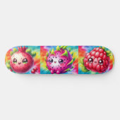 Skateboard Fruit du dragon heureux Tie-Dye (Horz)