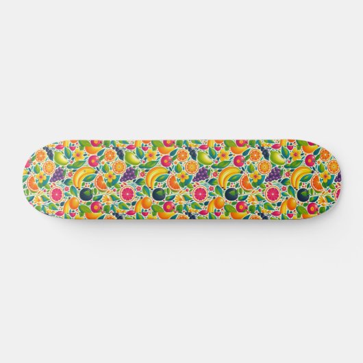 Skateboard Fruits colorés (Horz)