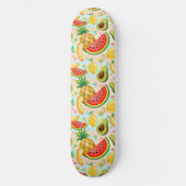 Skateboard Fruits d'été frais Motif (Recto)