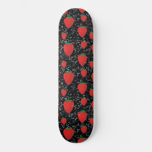 Skateboard Fruits fraises rouges Amateurs de baies douces Élé