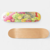 Skateboard Fruits heureux (Horz)