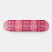 Skateboard Fuchsia Oriental Mandala Motif (Horz)