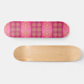 Skateboard Fuchsia Oriental Mandala Motif (Horz)