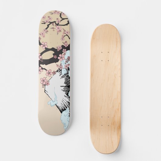 Skateboard Fuji et Sakura : (Recto)