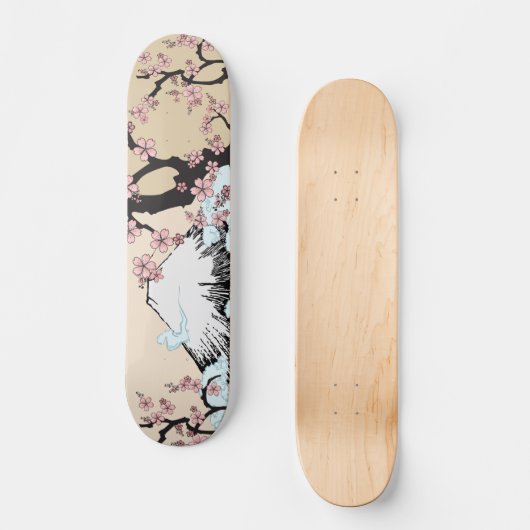 Skateboard Fuji et Sakura : (Recto)