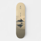 Skateboard FUJI - Minimalist Sumi-e Ink (Devant)