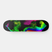 Skateboard fumée arc-en-ciel (Horz)