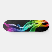 Skateboard fumée d'arc-en-ciel (Horz)