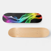 Skateboard fumée d'arc-en-ciel (Horz)