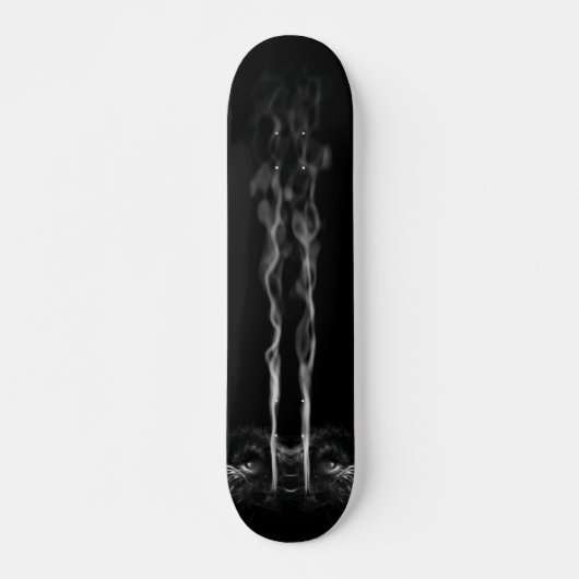 Skateboard Fumée de dragon noir (Devant)