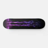 Skateboard Fumée de dragon noir et violet (Horz)