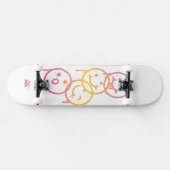 Skateboard Fun Babe : Triple Smiley Cruiser (Horz)